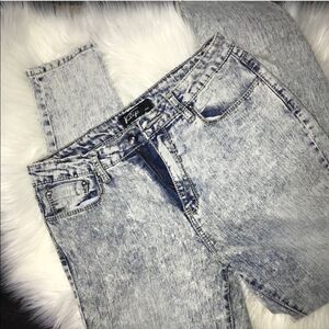 Klip Jeans High waisted soft washed out blue